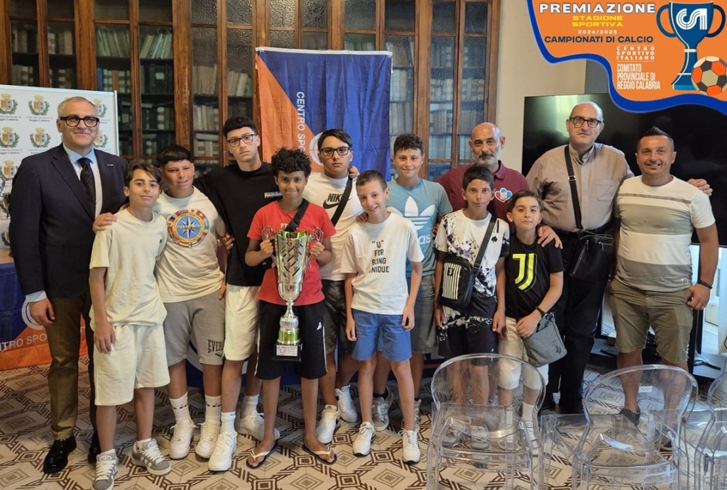 Galà del calcio CSI: la premiazione a Palazzo Alvaro