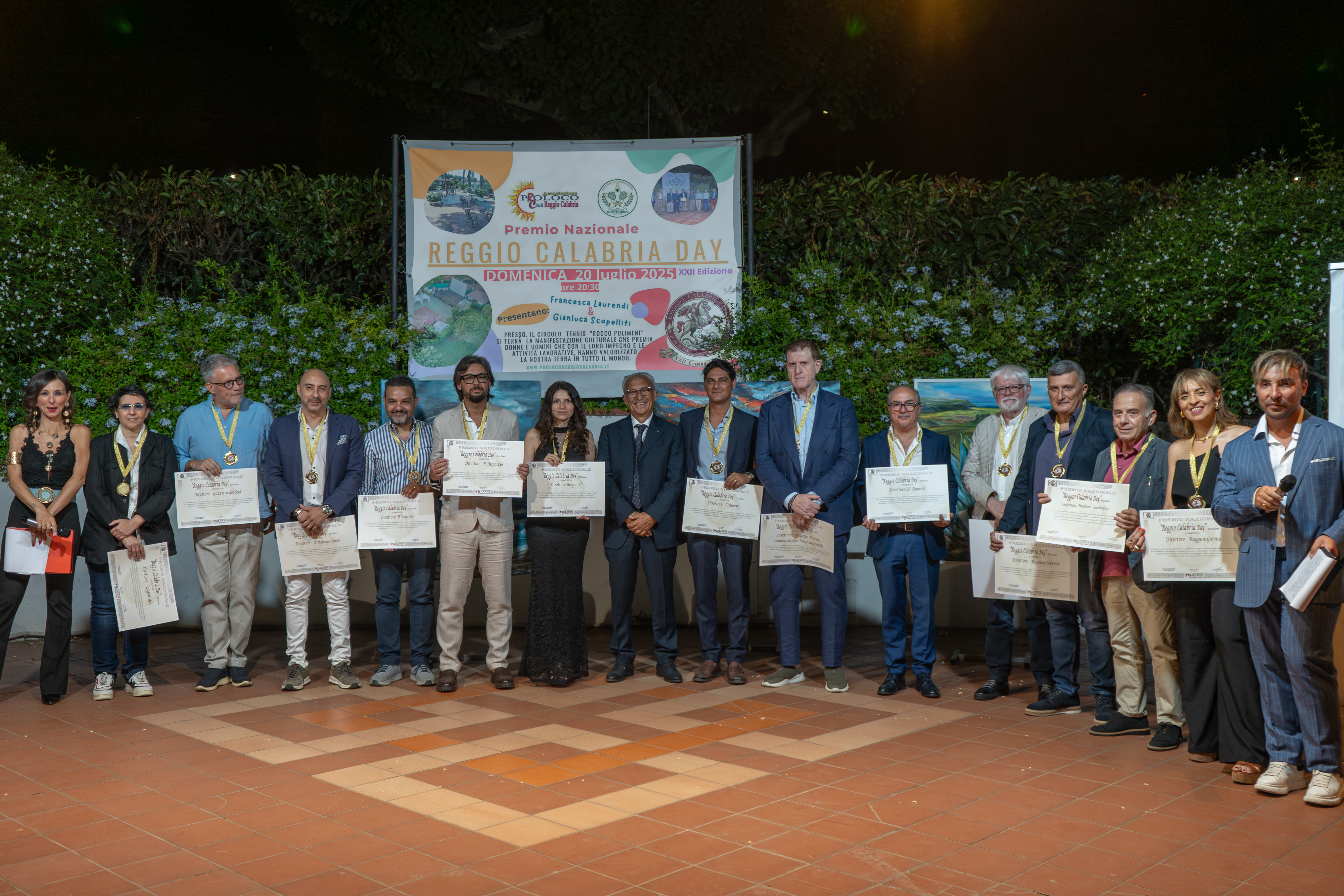 Foto gruppo testate giornalistiche Premio nazionale reggio calabria Day ed