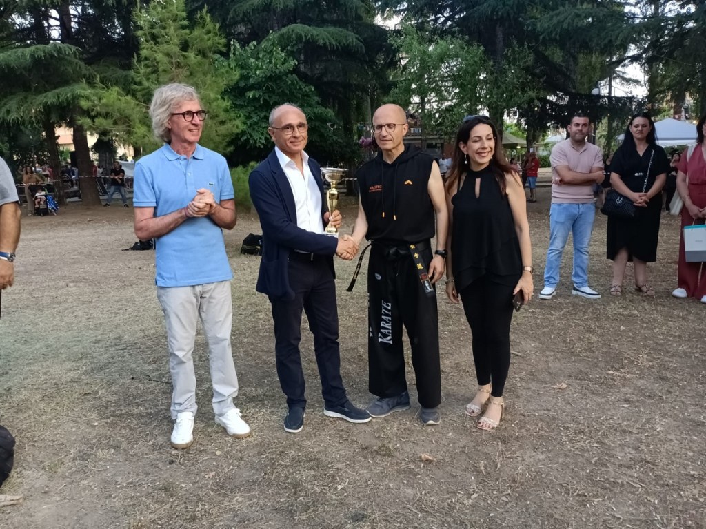 Il maestro Cavallo Walter Malacrino, col sindaco di Caulonia Cagliuso