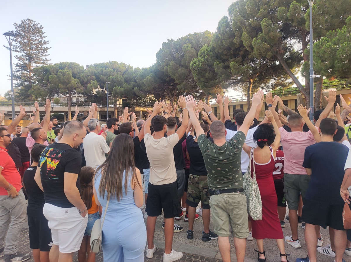 Manifestazione tifosi