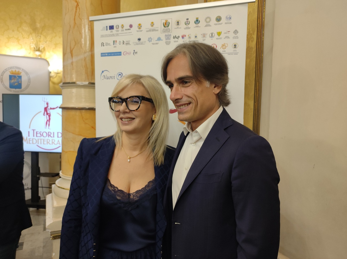 Natalia Spanò e il sindaco Falcomatà