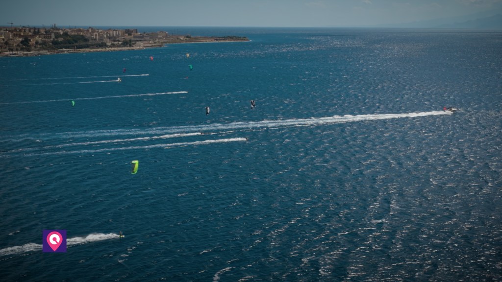 Traversata kitesurf