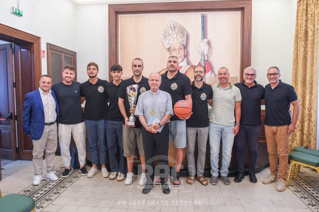 Basket: Reghion e le emozioni insieme al Vescovo Morrone