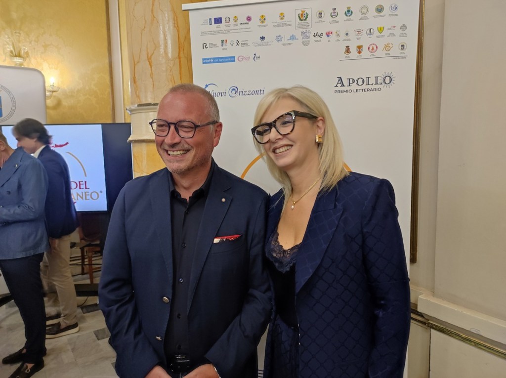 Versace e Natalia Spanò