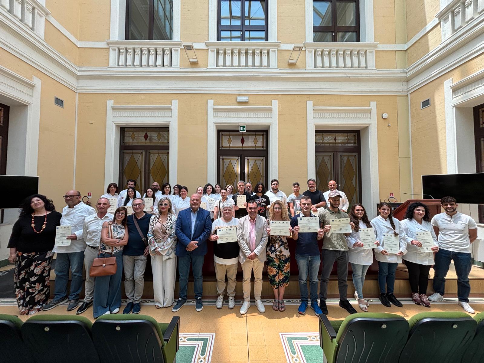 consegna attestati città metropolitana