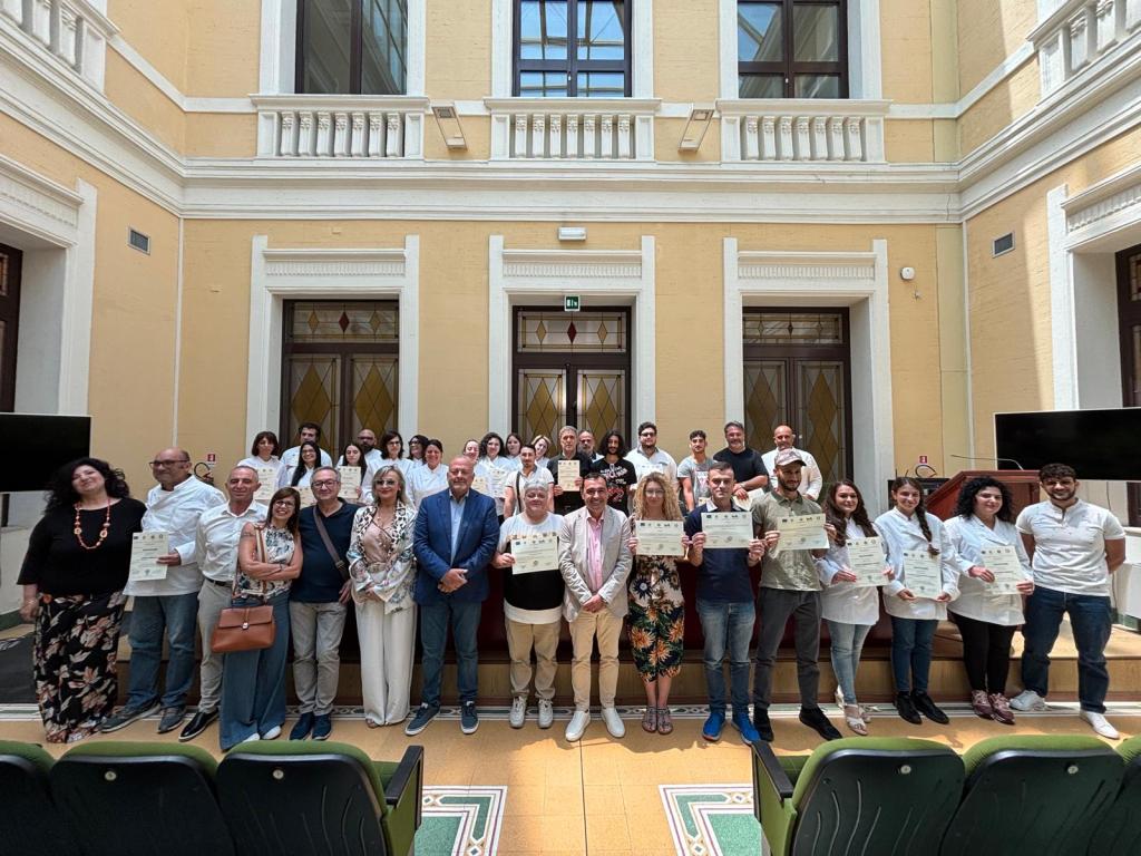 consegna attestati città metropolitana