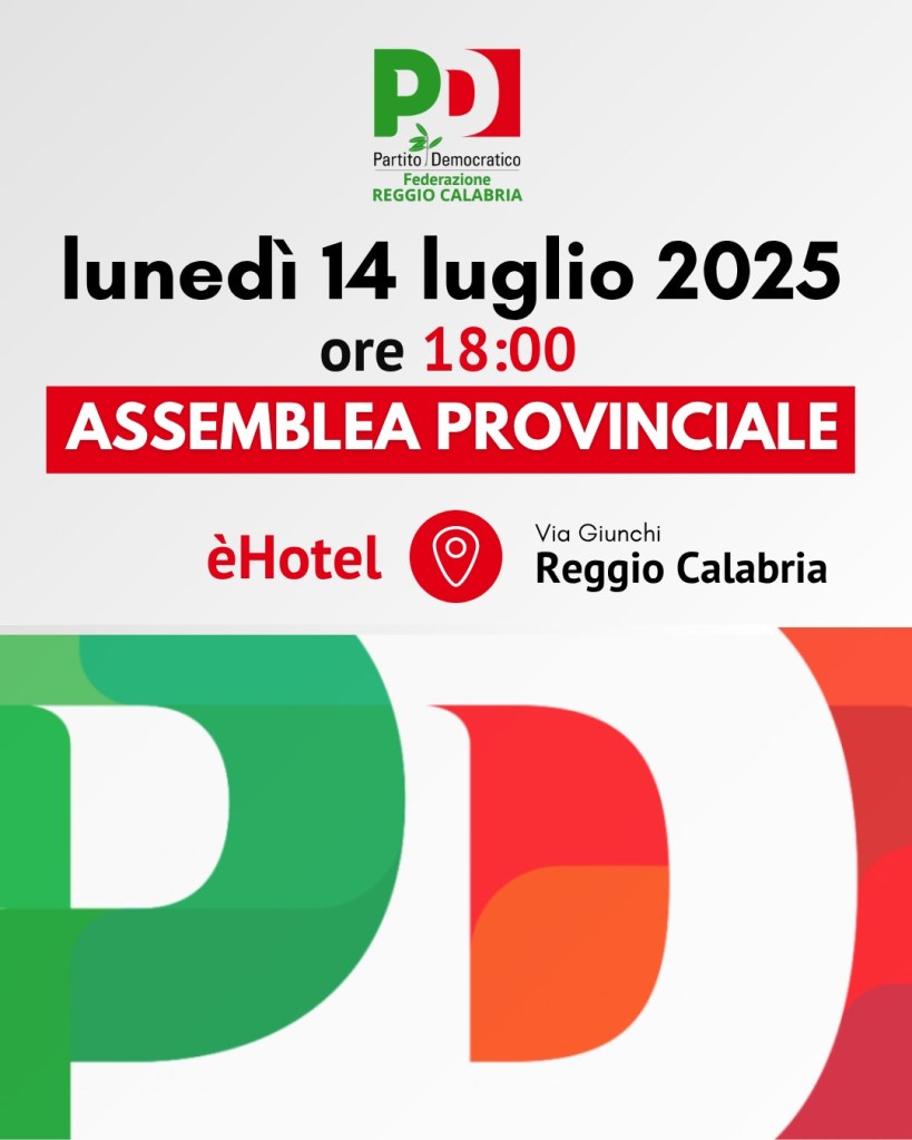 locandina assemblea metropolitana pd rc