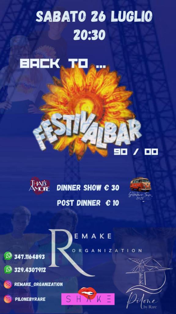 locandina pilone festivalbar
