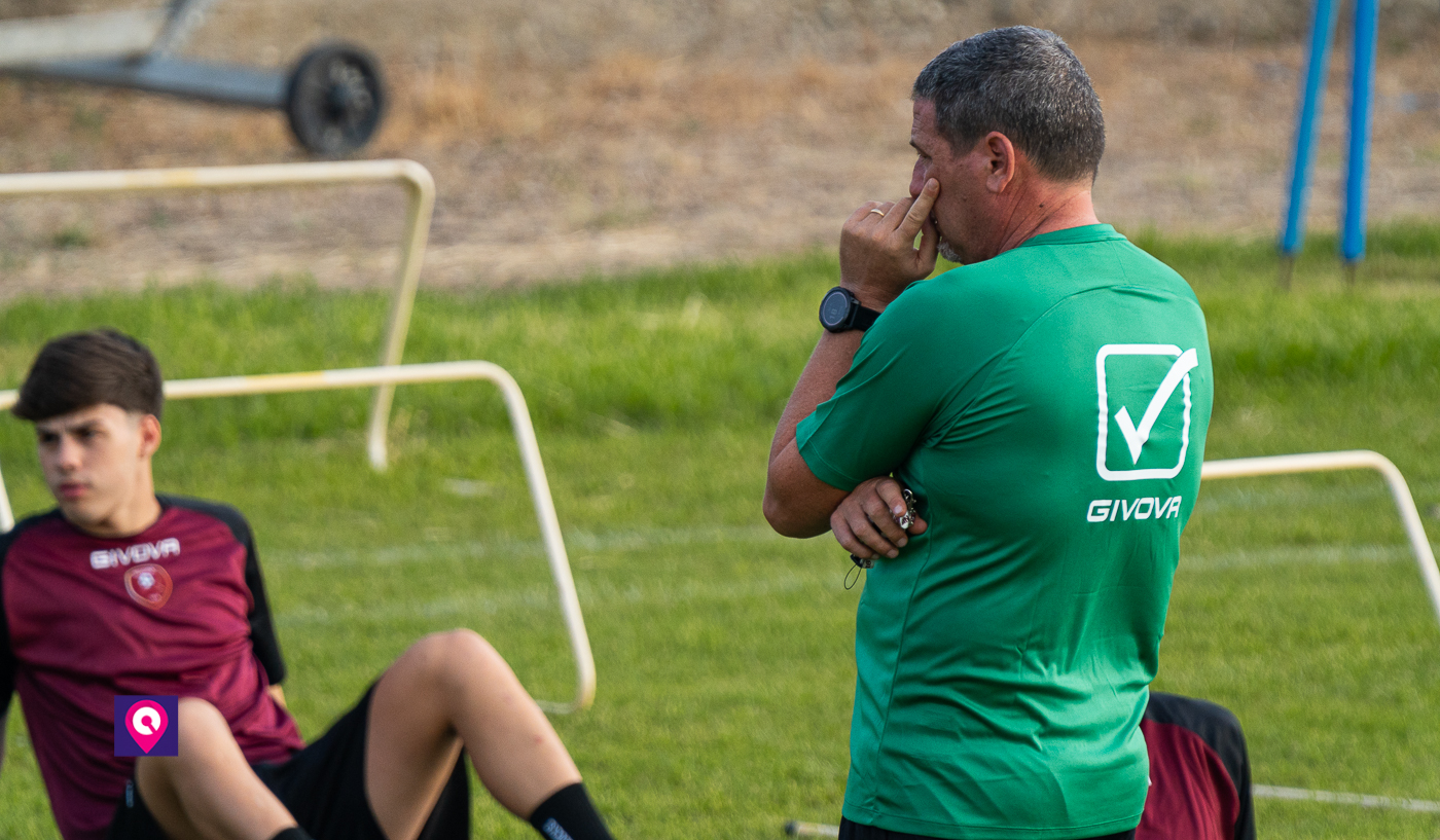 reggina allenamento sant agata trocini mister allenatore ()