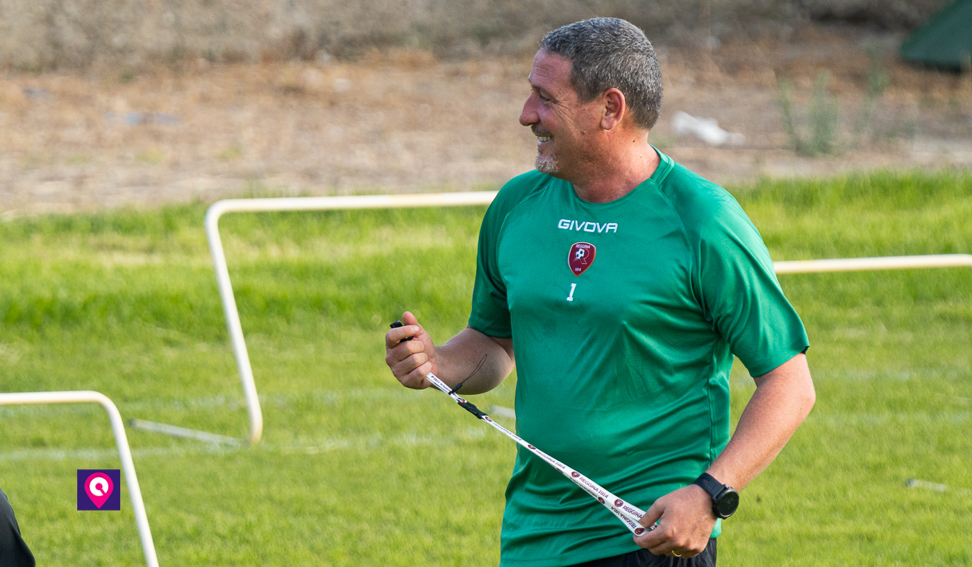 reggina allenamento sant agata trocini mister allenatore ()