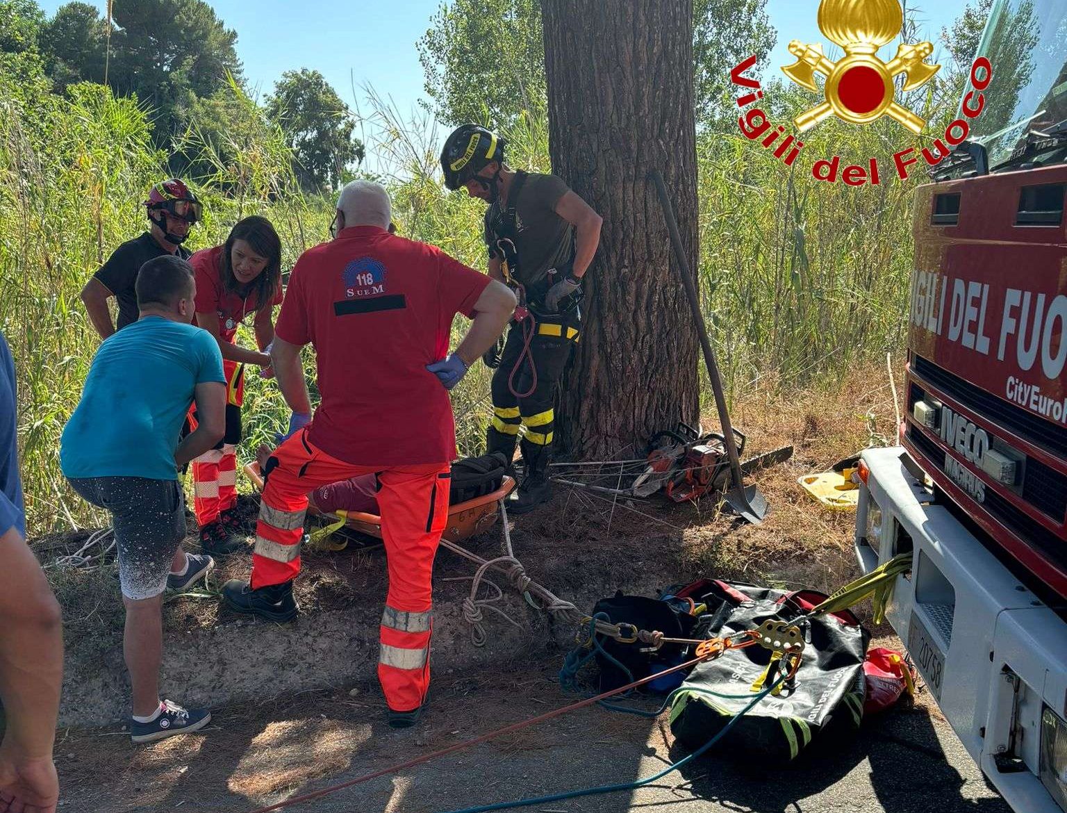 soccorso persona ricadi