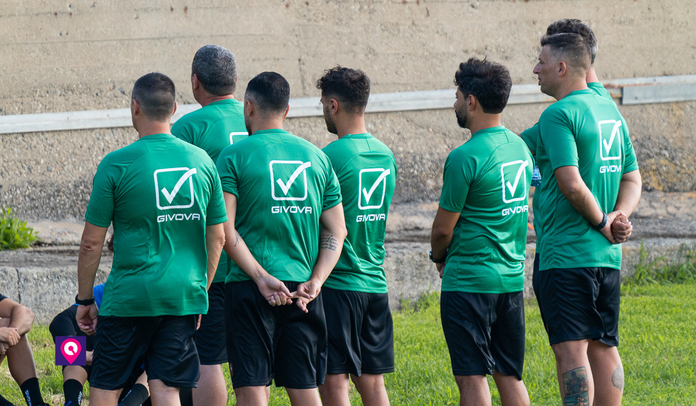 staff trocini reggina allenamento sant agata
