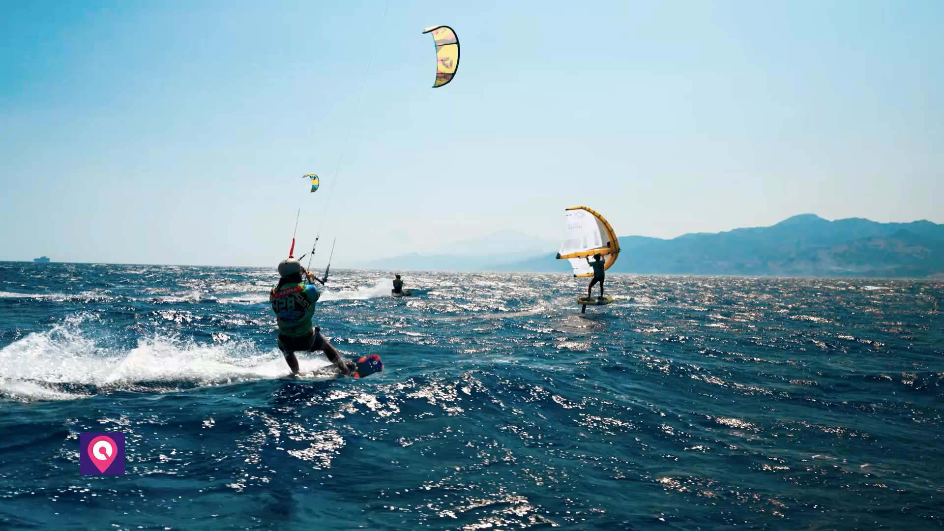 traversata kitesurf ()