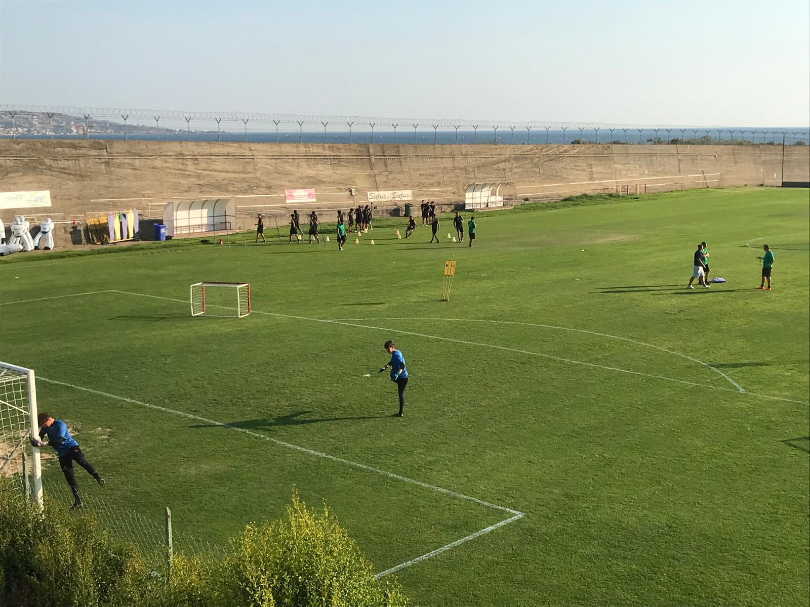 Allenamento ritiro Reggina