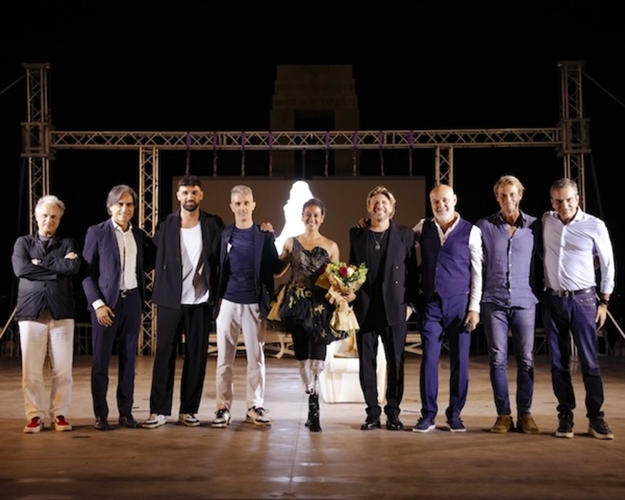 Giusy Versace foto gruppo