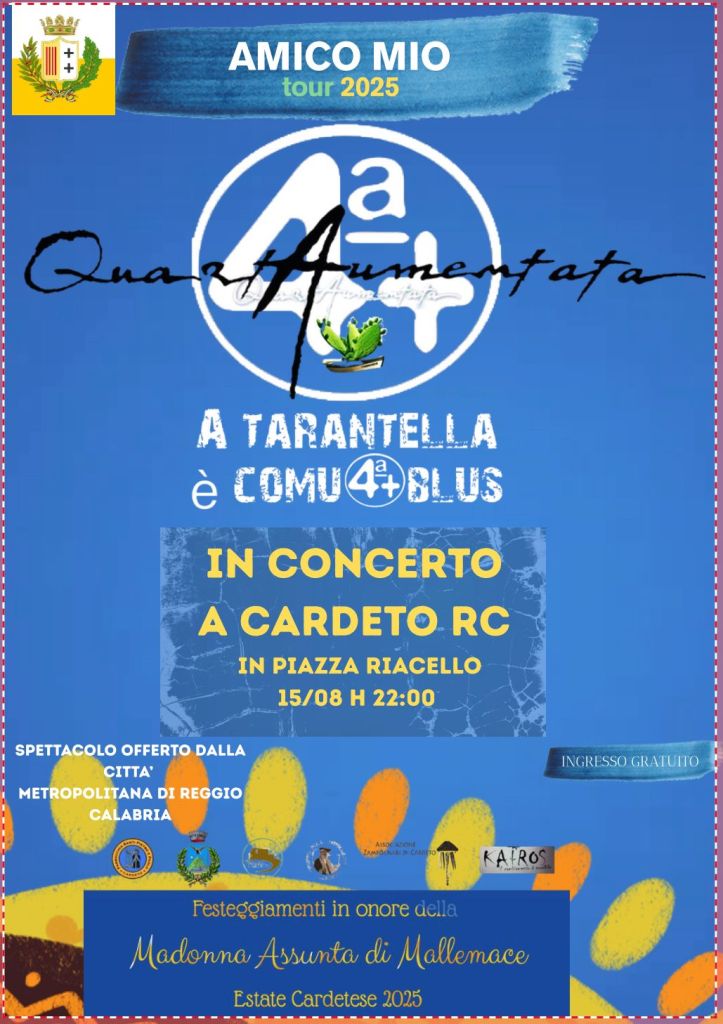 Locandina QuartAumentata agosto Cardeto