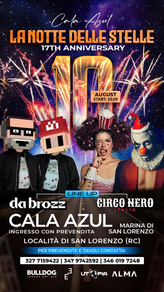 locandina agosto cala azul