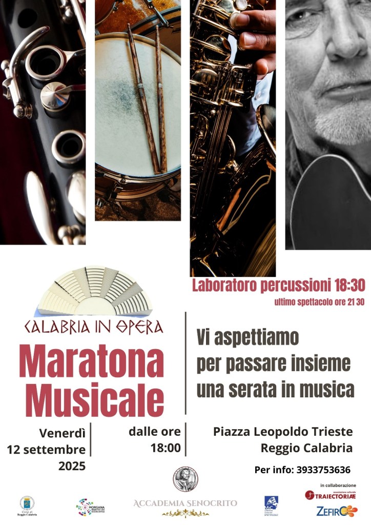 Senocrito Calabria in opera Maratona musicale
