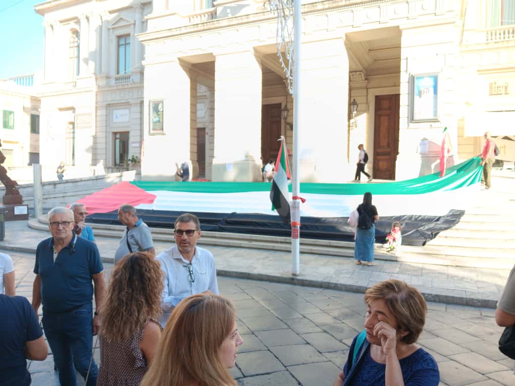 manifestazione gaza cgil