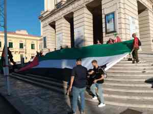 manifestazione gaza cgil