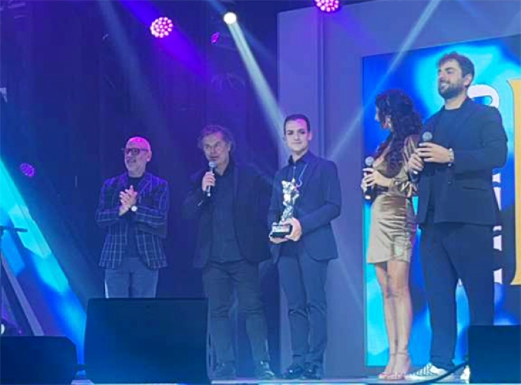 Valerio Scanu Vincitore del Premio Mia Martini foto autorizzata