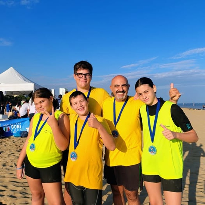 I ragazzi del Dragon Team dopo le premiazioni