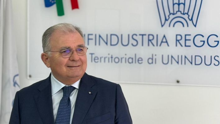 Il presidente di Confindustria Reggio Calabria Domenico Vecchio