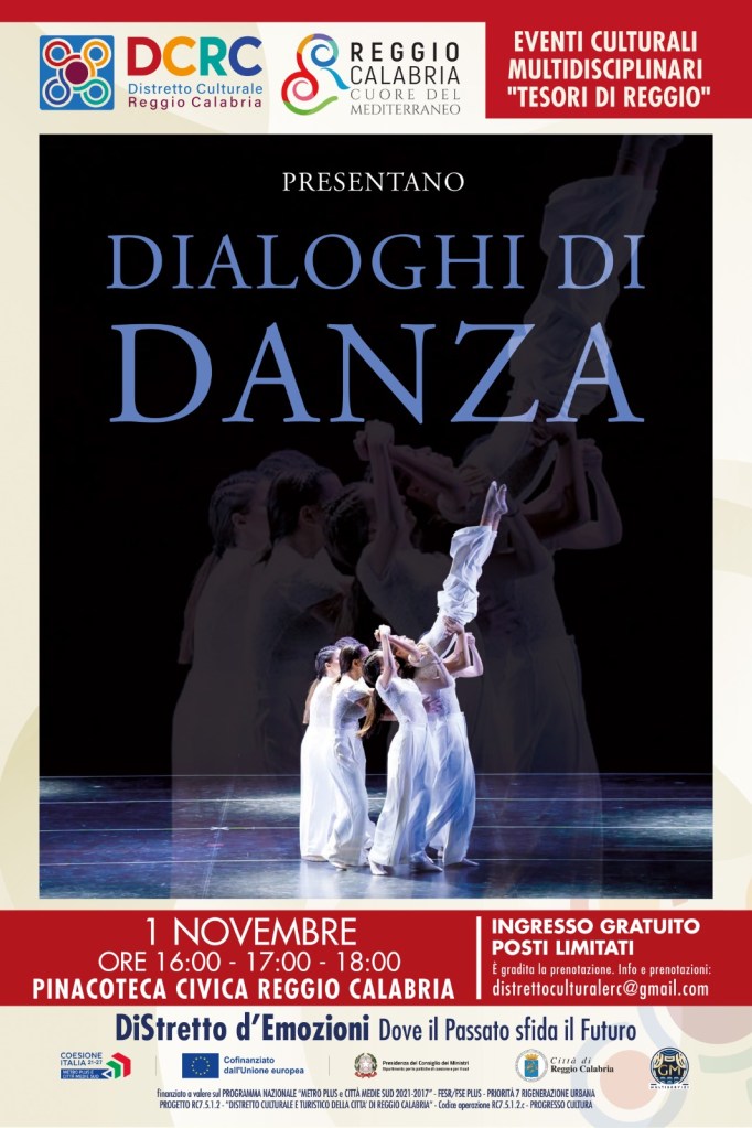 Locandina novembre Distretto D'Emozioni Pinacoteca