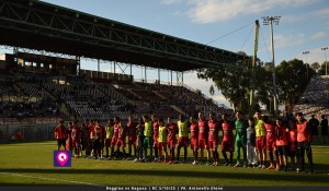 Reggina giocatori curva