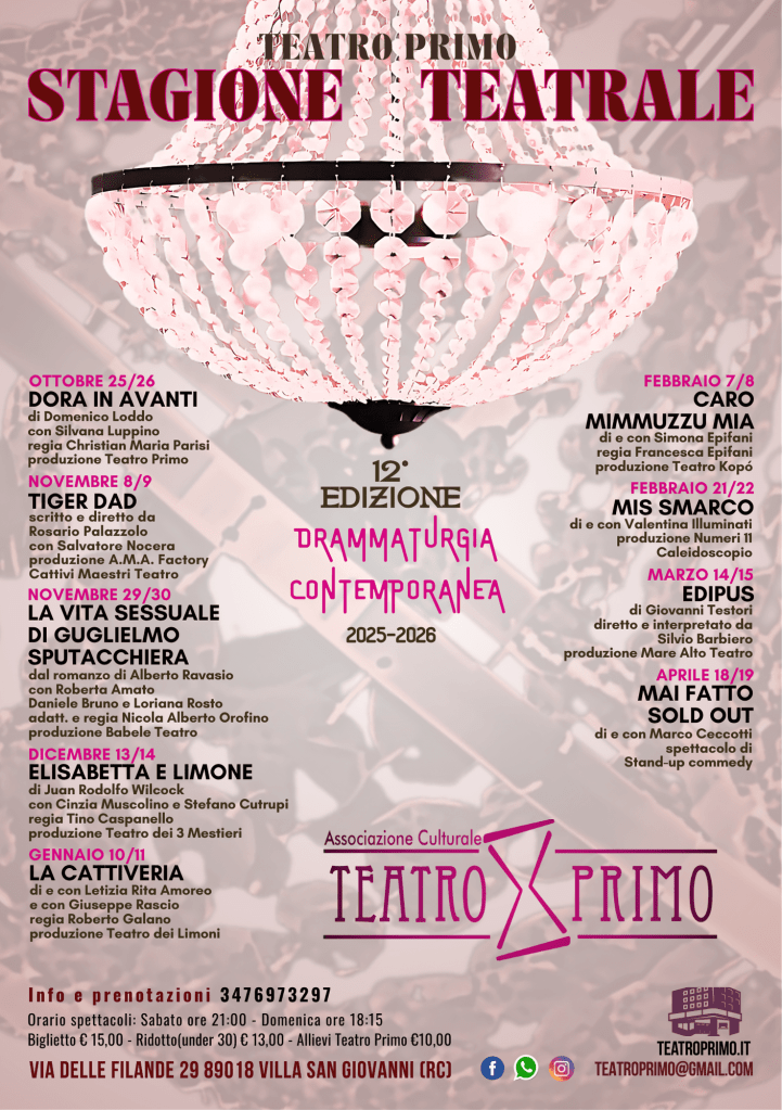 Stagione Teatrale Drammaturgia Contemporanea °Ed ( x cm) () min