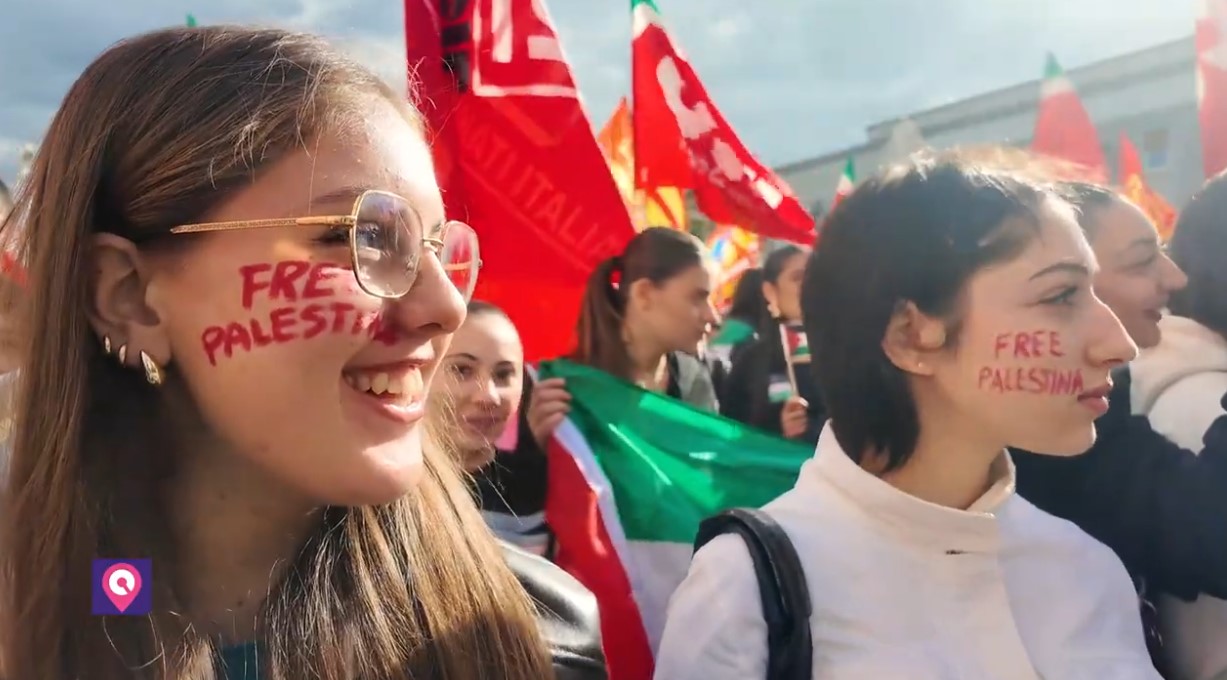 corteo flotilla studenti rc