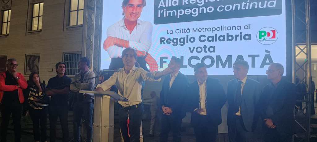 falcomatà comizio