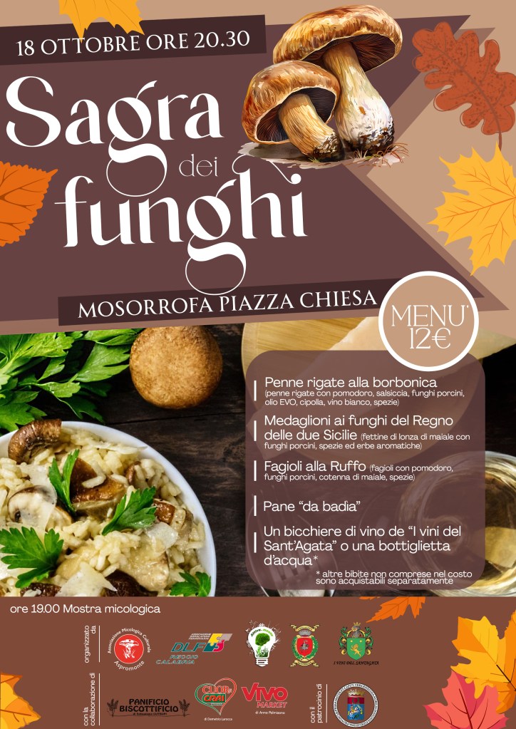 Volantino Sagra Castagna Autunno Evento Colorato Divertente Marr