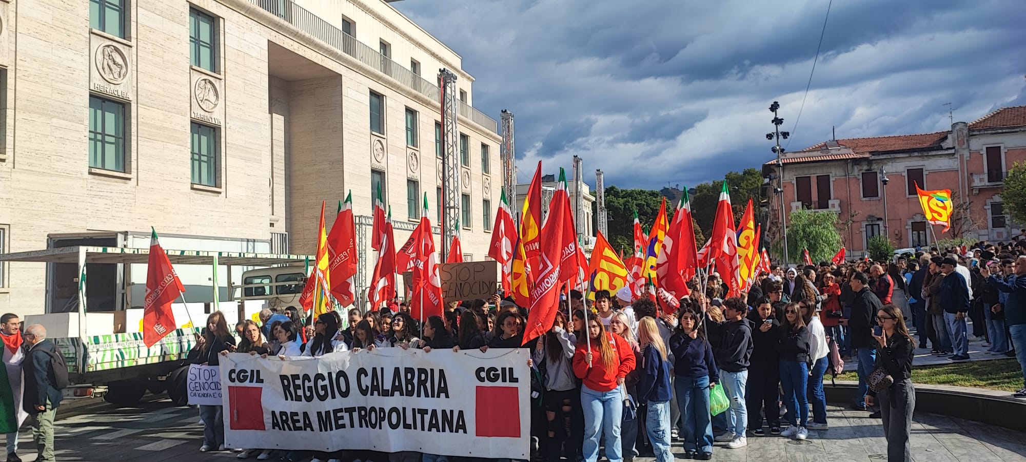 manifestazione gaza rc