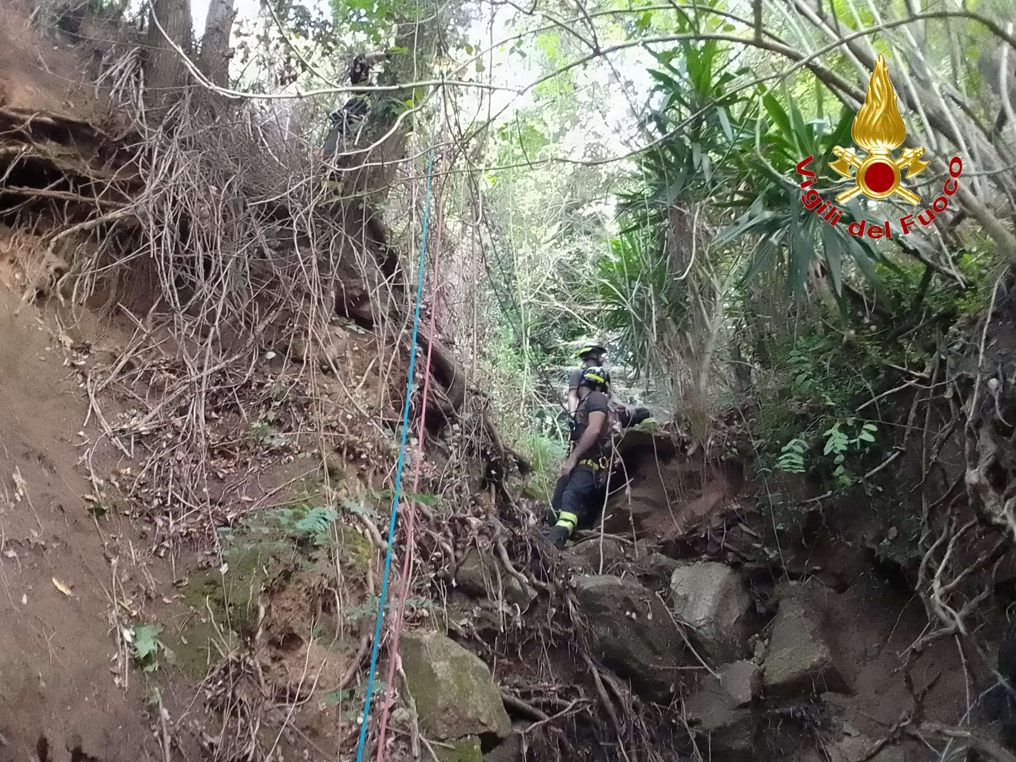 operaio monterosso calabro vigili fuoco ()