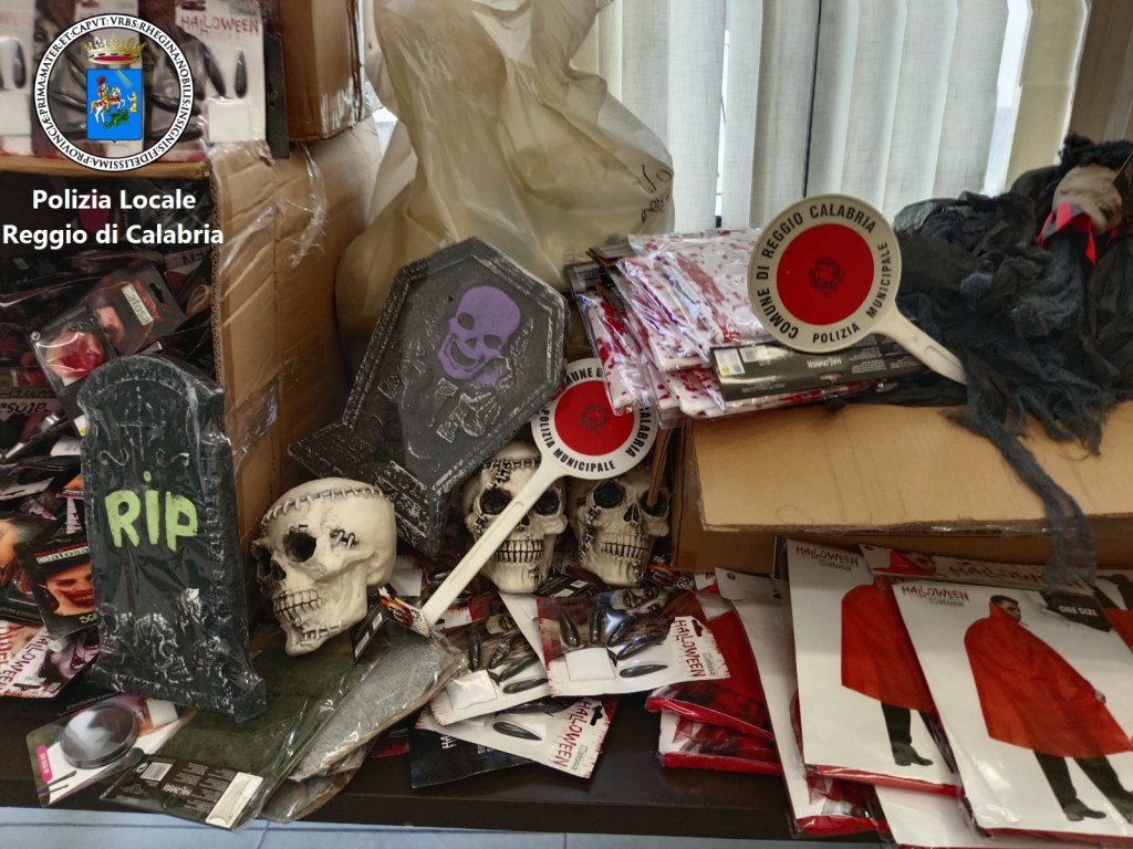 sequestri polizia locale halloween