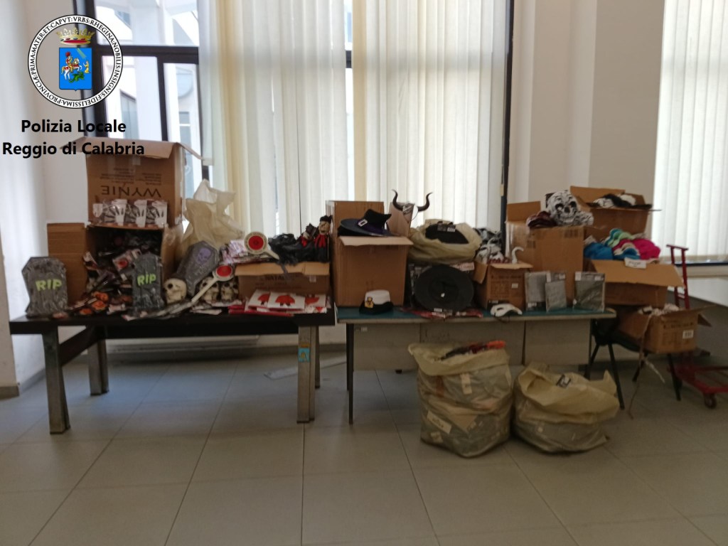 sequestri polizia locale halloween