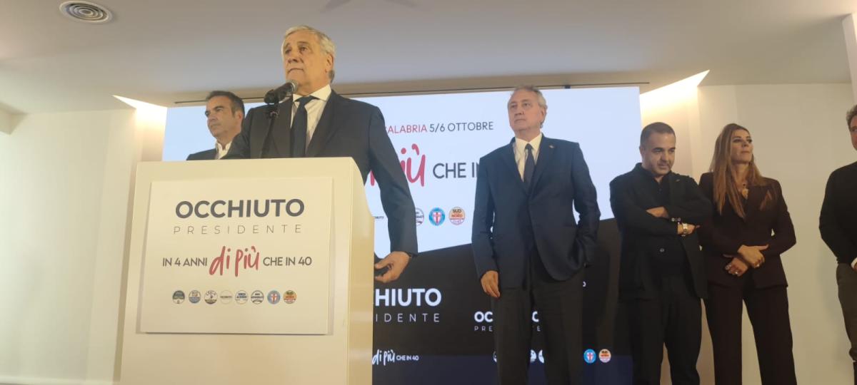 Regionali, Tajani sulla vittoria di Occhiuto: ‘Ha vinto il buon governo e il grande lavoro’