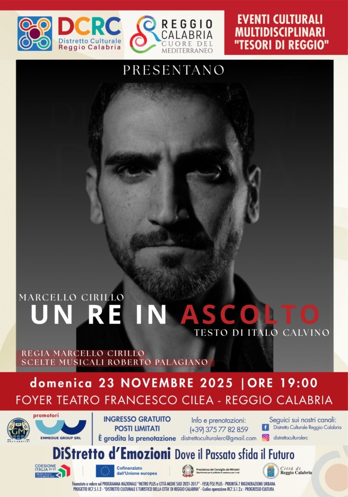 Locandina teatro Cilea novembre Distretto