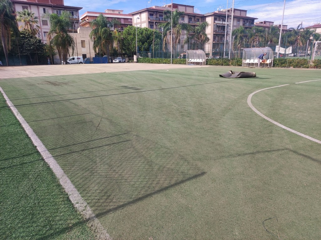 Reggio Village: al via il rifacimento del secondo campo da calcio a 5