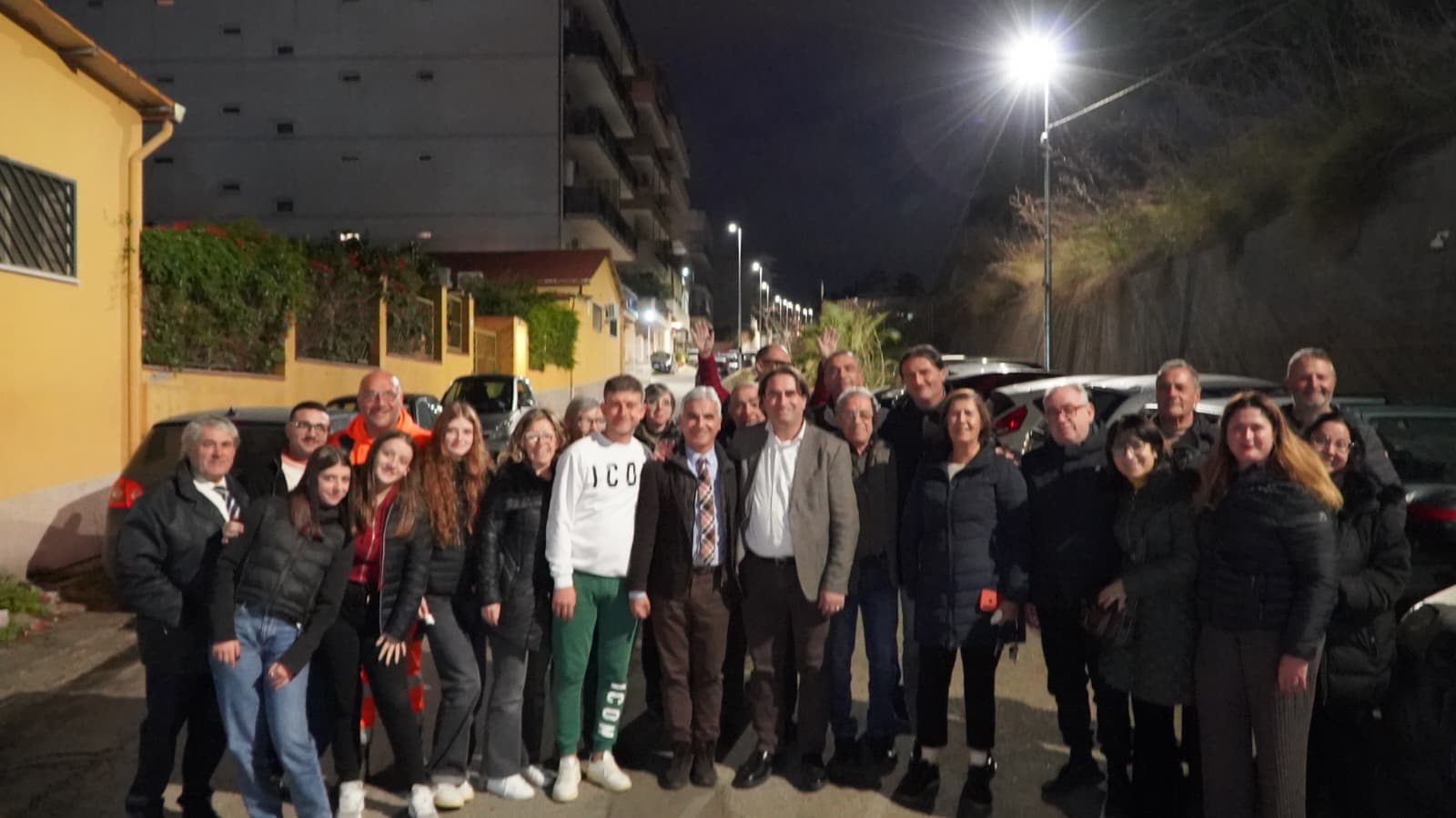 pubblica illuminazione via Petrara