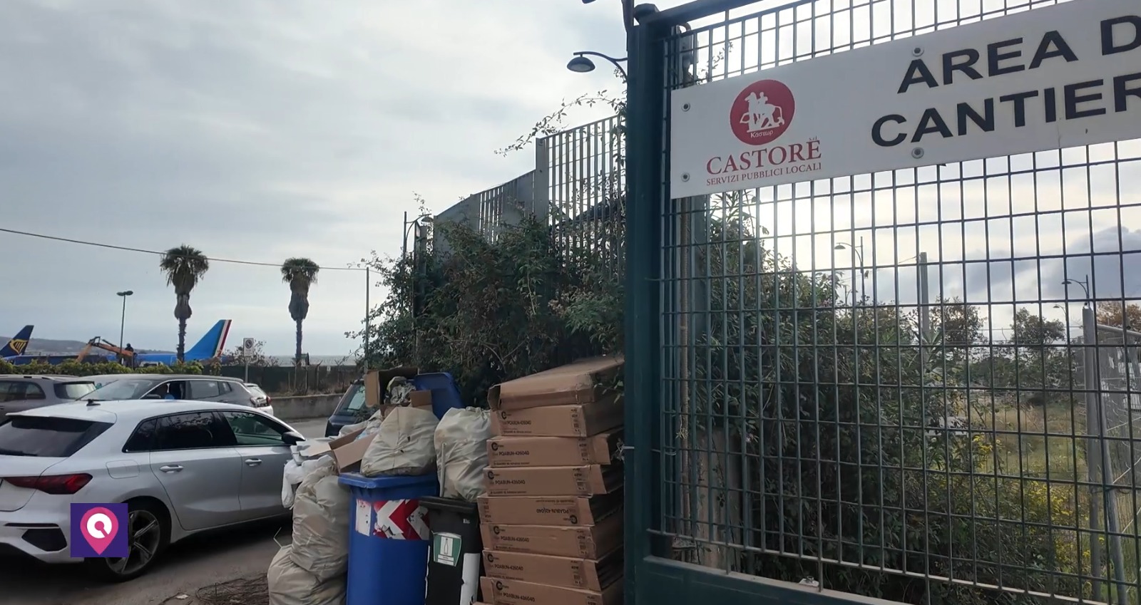 rifiuti aeroporto tito minniti