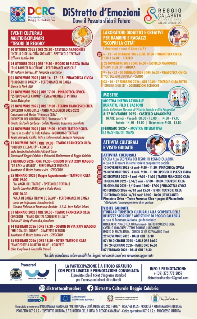 Calendario eventi DiStretto d'Emozioni