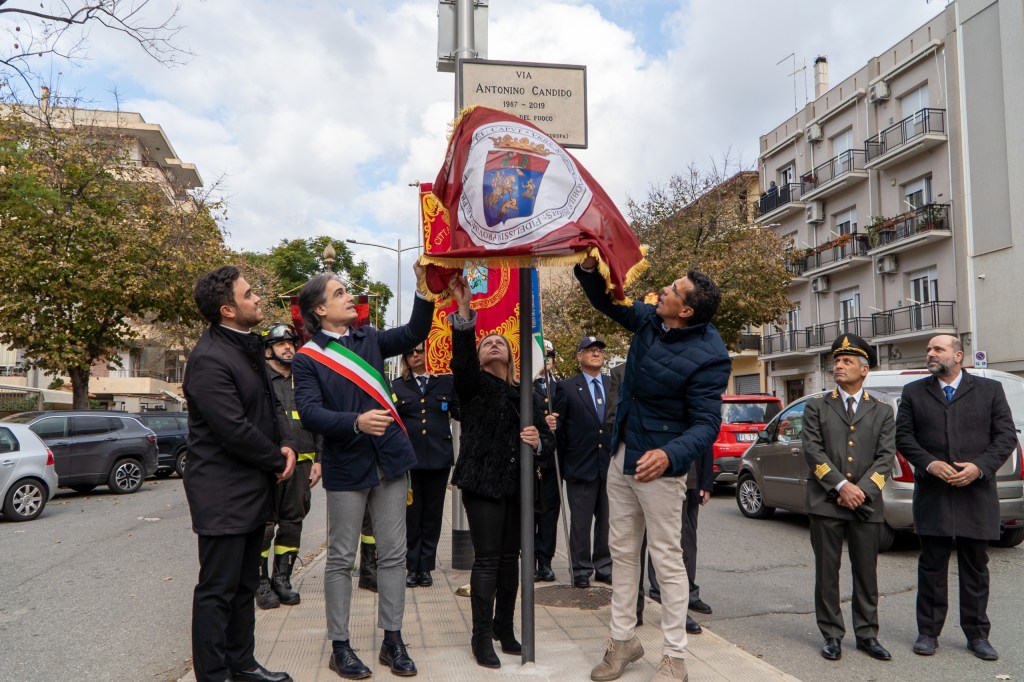 Cerimonia intitolazione Via Candido