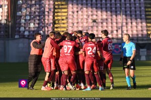 Reggina Milazzo esultanza