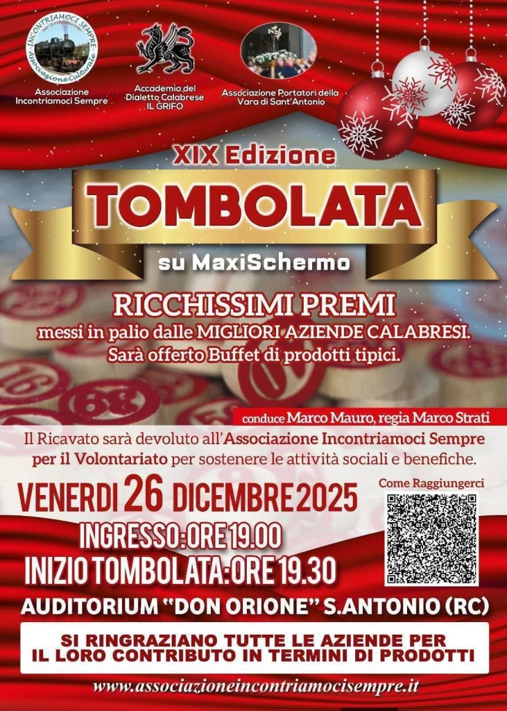 XIX Maxitombolata benefica