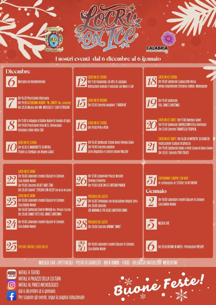 calendario eventi natale locri