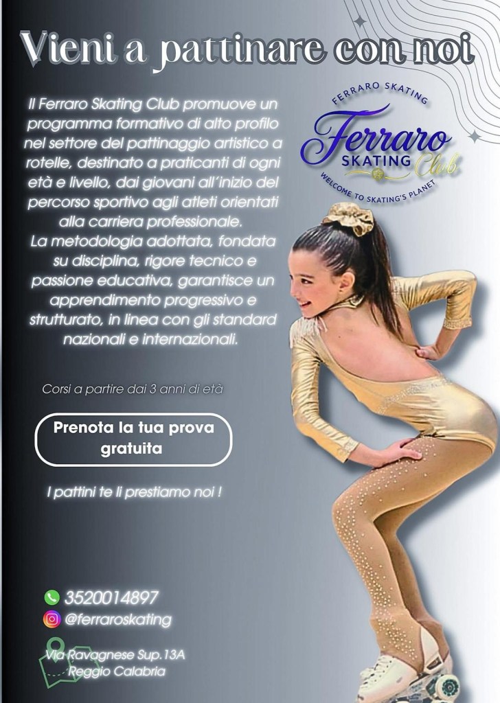 locandina ferraro skating club