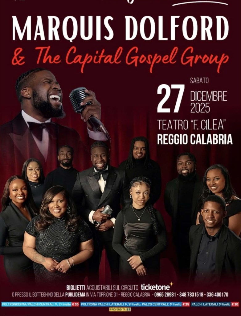 locandina gospel teatro cilea