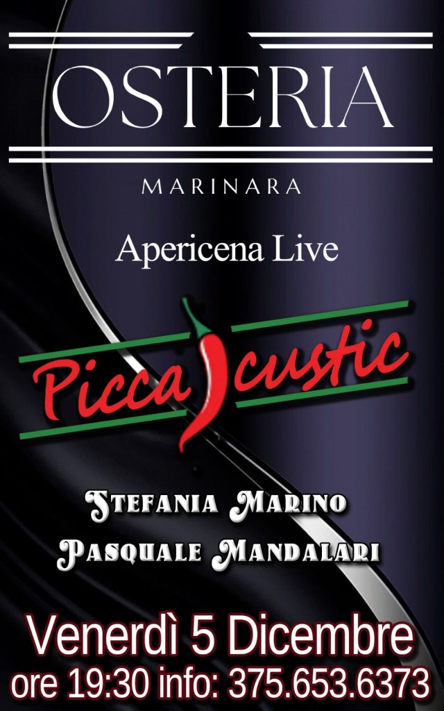 locandina osteria marinara